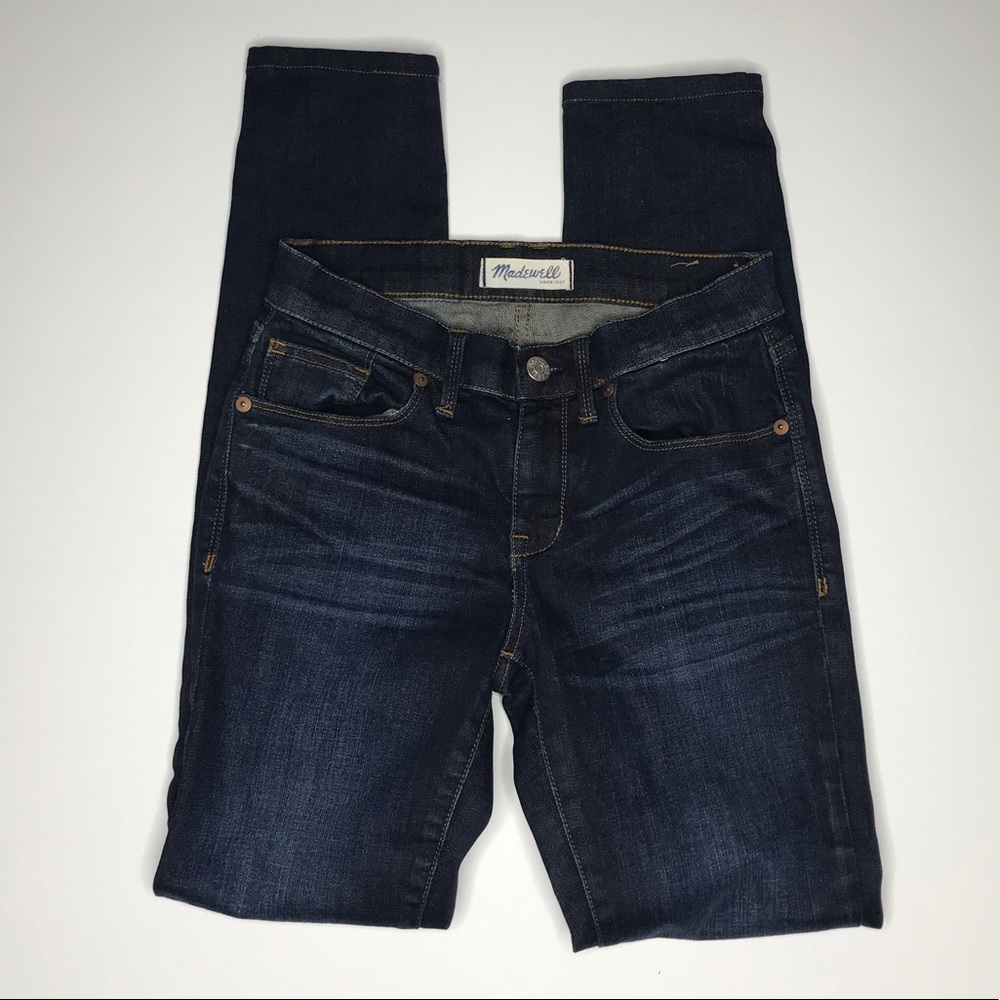 EUC Madewell Dark Skinny Jeans Size 25 PO# 7026400